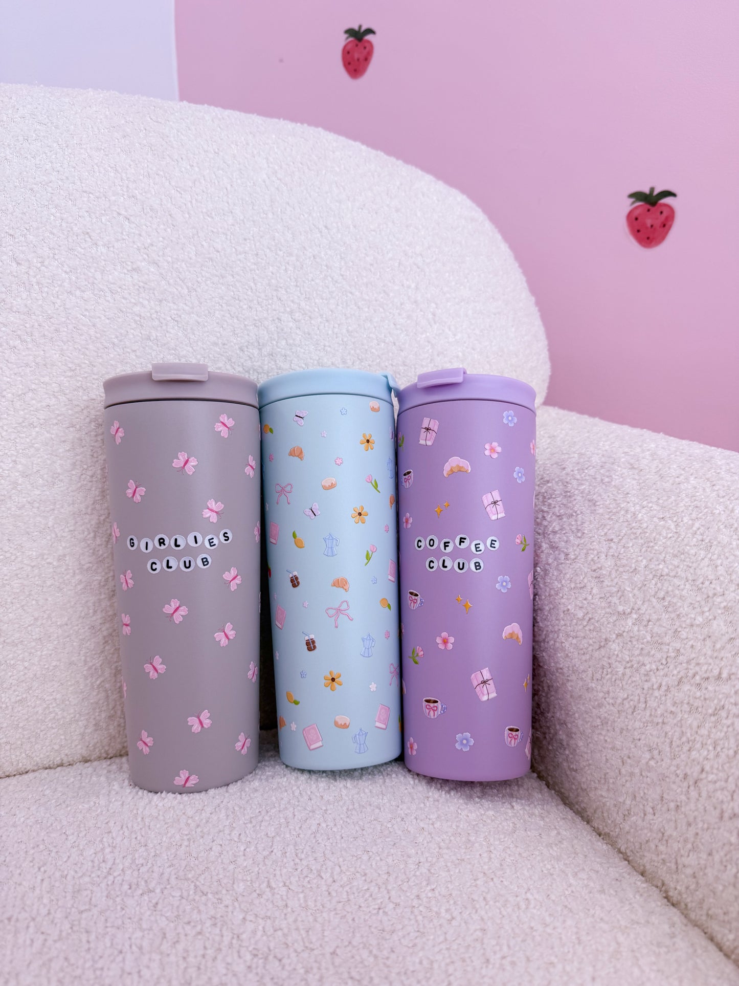 Bouteille isotherme 24 oz | Mauve | Coffee Club