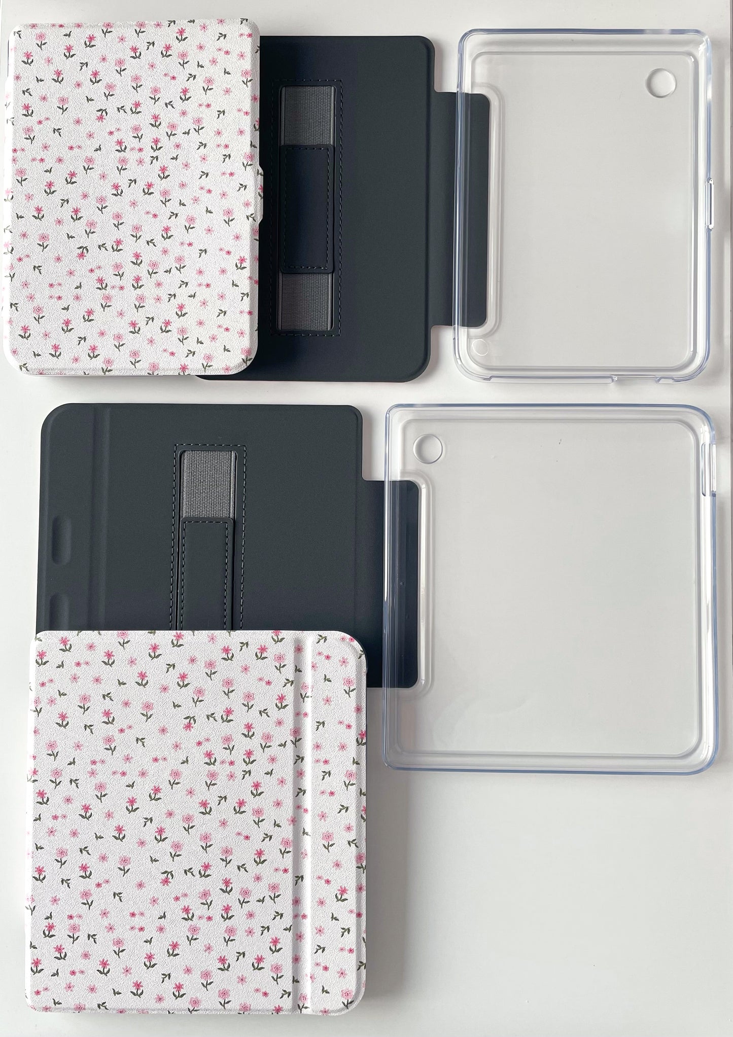 Étui à liseuse | Kobo Clara ou Libra Color | Fleurs mélange de roses