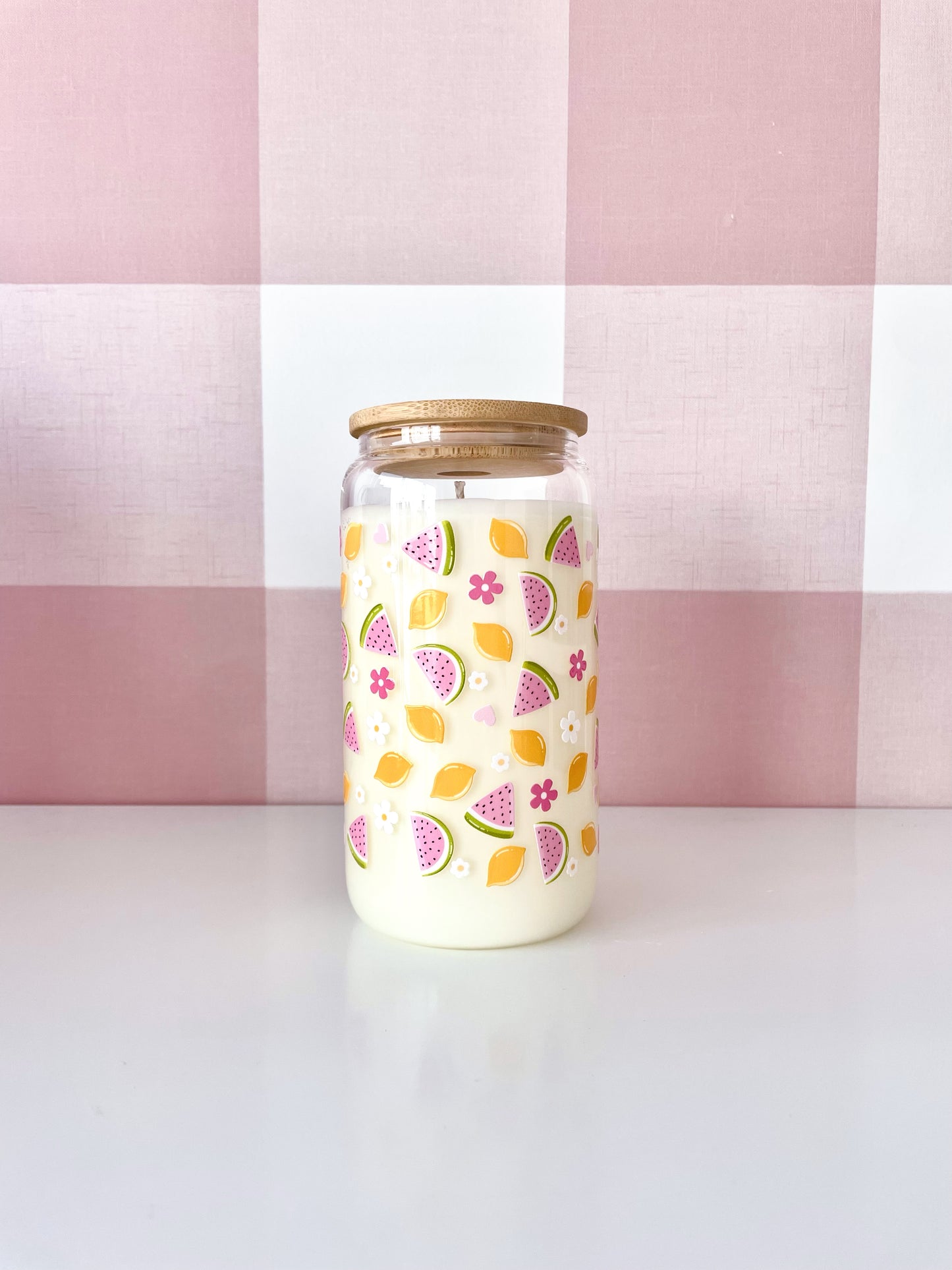 Chandelle | Verre 16 oz | Limonade à la pastèque