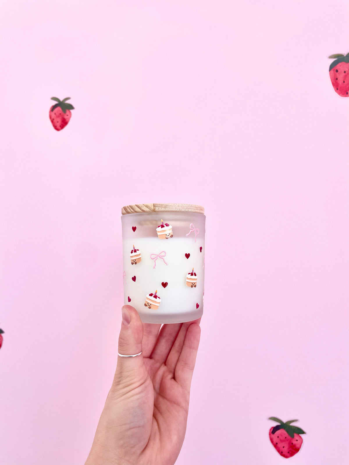 Petite bougie de soya | Gâteau à la vanille