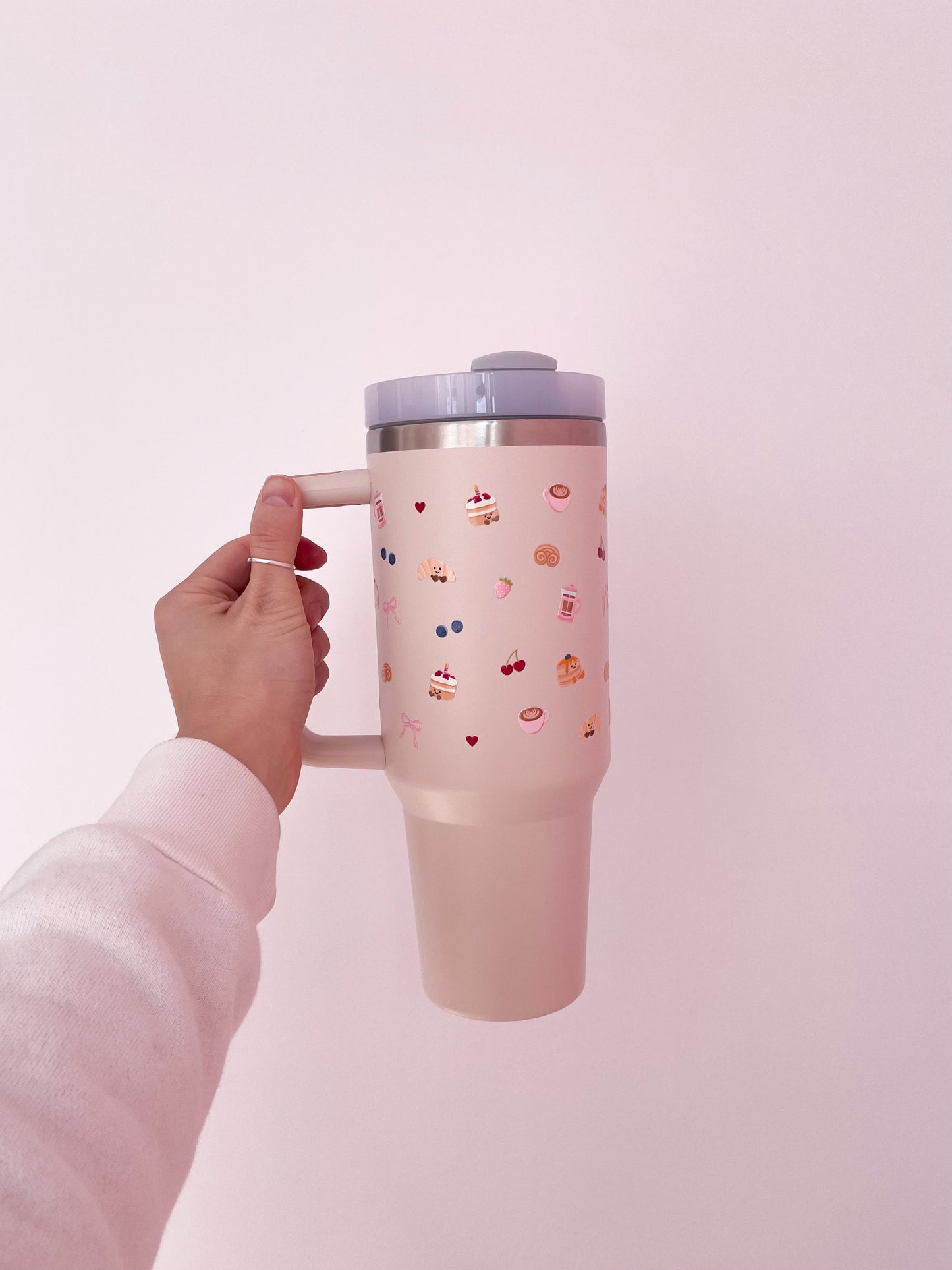 Bouteille à poignée 40 oz | Beige | Brunch