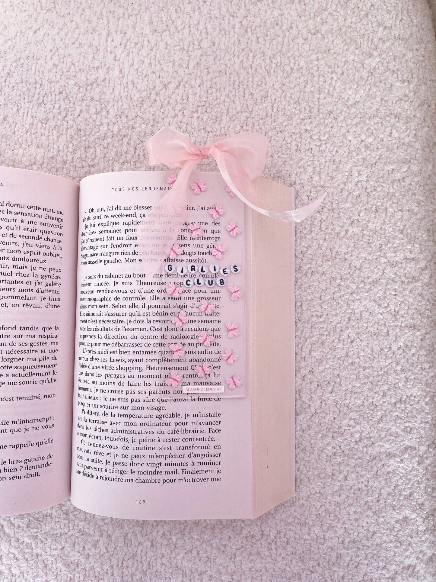 Signet en acrylique avec boucle | Girlies club