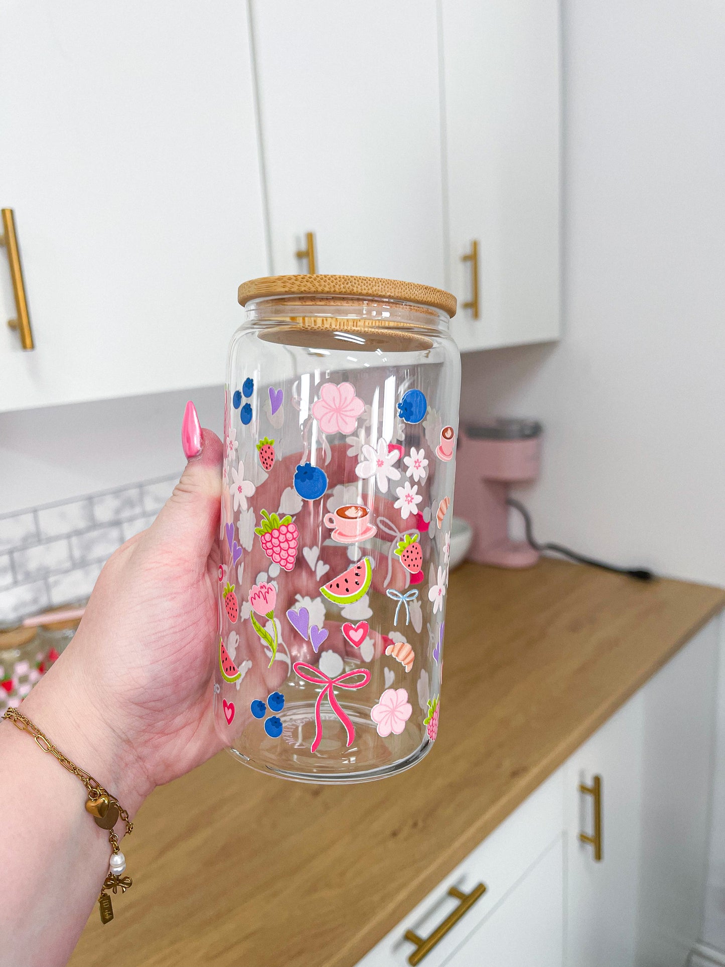 Verre 16 oz | Fruits et coquette