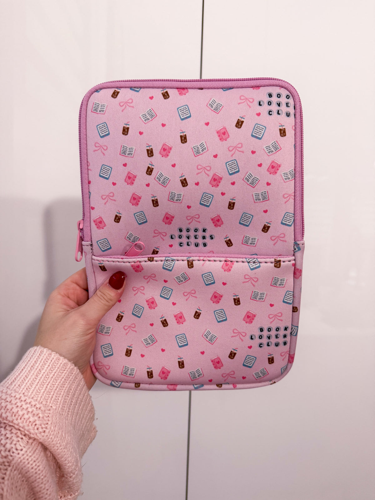 Pochette à livre ou liseuse | Néoprène | Book lovers club
