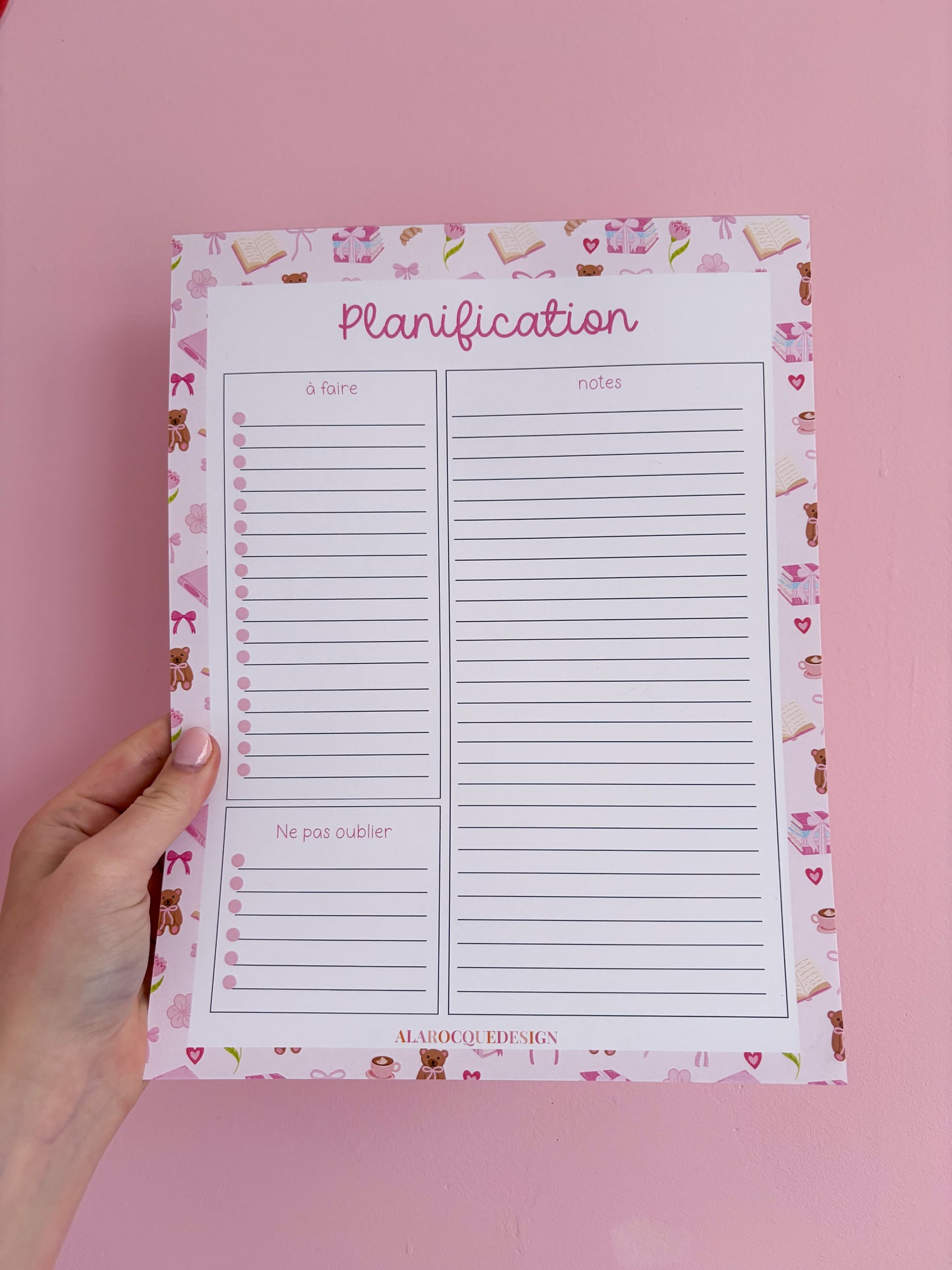 Planificateur | Livres et coquette