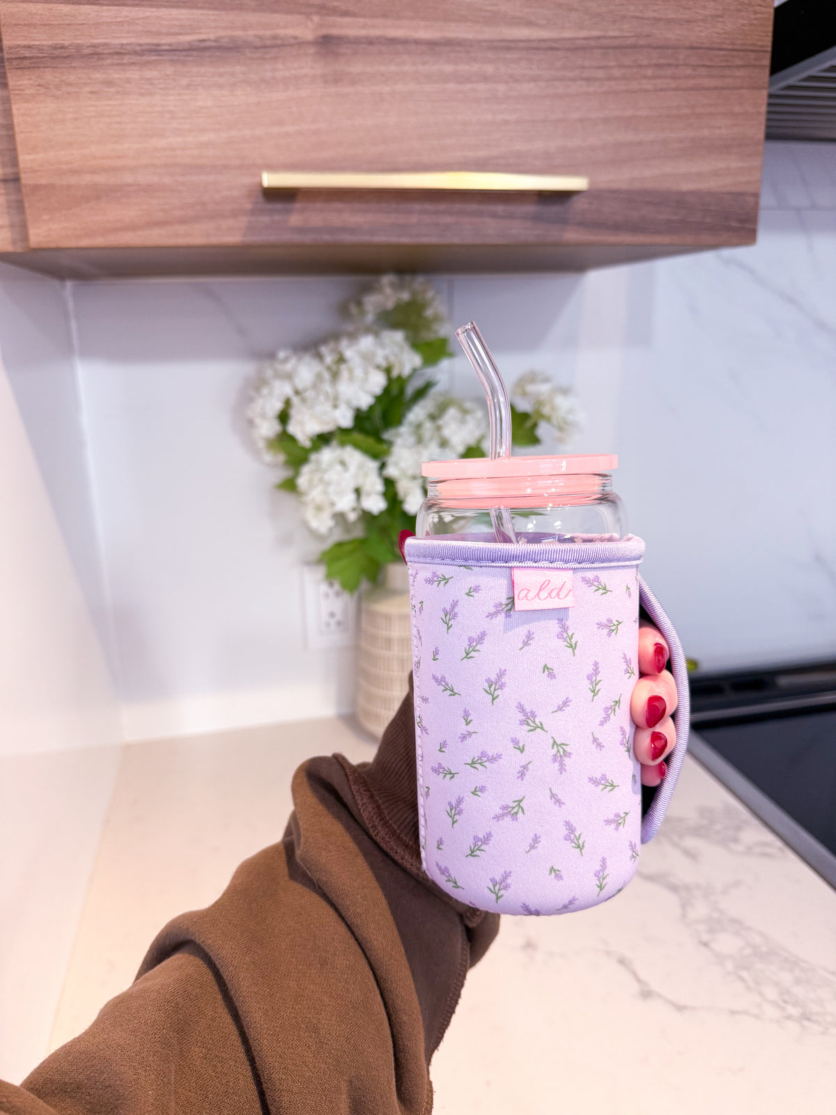 Manchon pour verre 16 oz, Venti | Lavandes