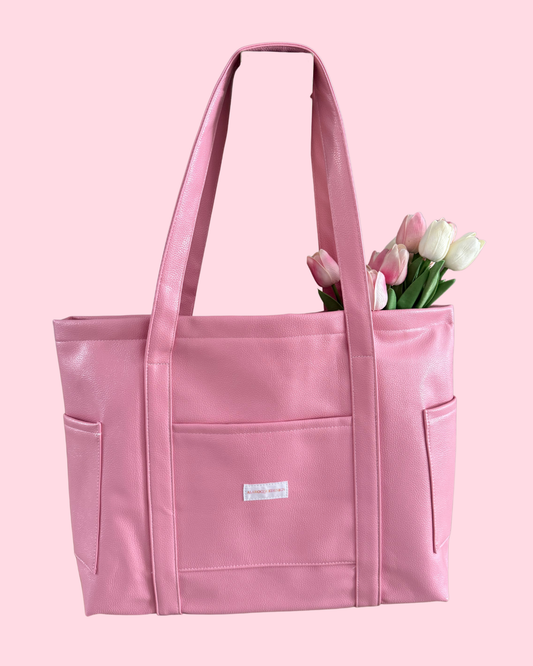 Sac | Tote bag 2.0. | Rose | Cuir Vegan