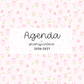 Agenda planificateur | Daté | 2026-2027 | Bouquet de fleurs et boucles