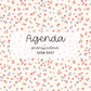 Agenda planificateur | Daté | 2026-2027 | Minis fleurs rouges et mauves