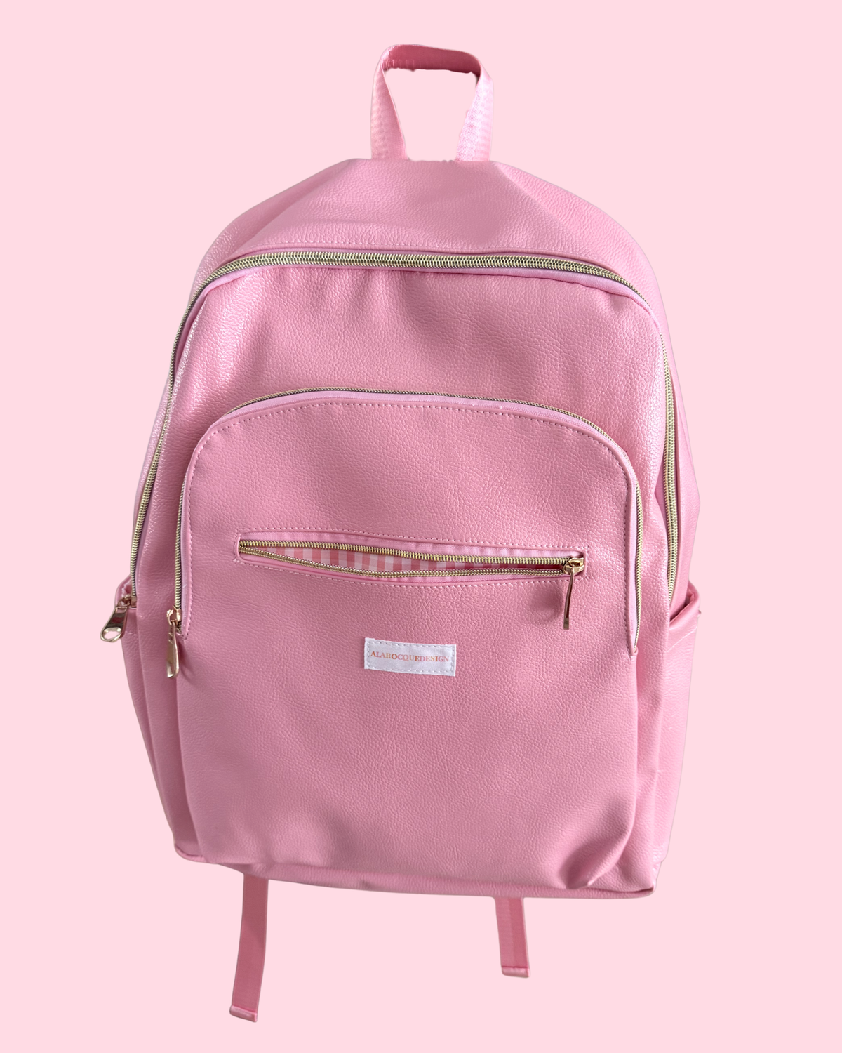 Sac à dos | Rose | Cuir Vegan
