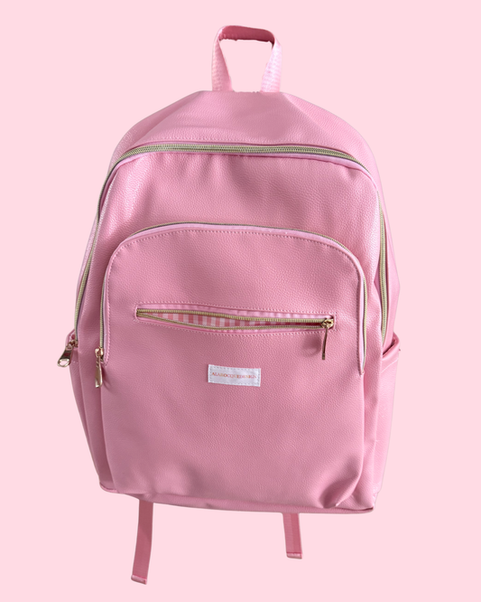 Sac à dos | Rose | Cuir Vegan