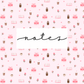 Cahier de notes | Livres, cafés et roses