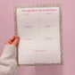 Planificateur de la semaine | Sauge et fleurs fuchsia