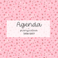 Agenda planificateur | Daté | 2026-2027 | Minis fleurs brunes et roses