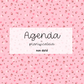 PRÉCOMMANDE - Agenda planificateur | Non-daté | Minis fleurs roses et brunes