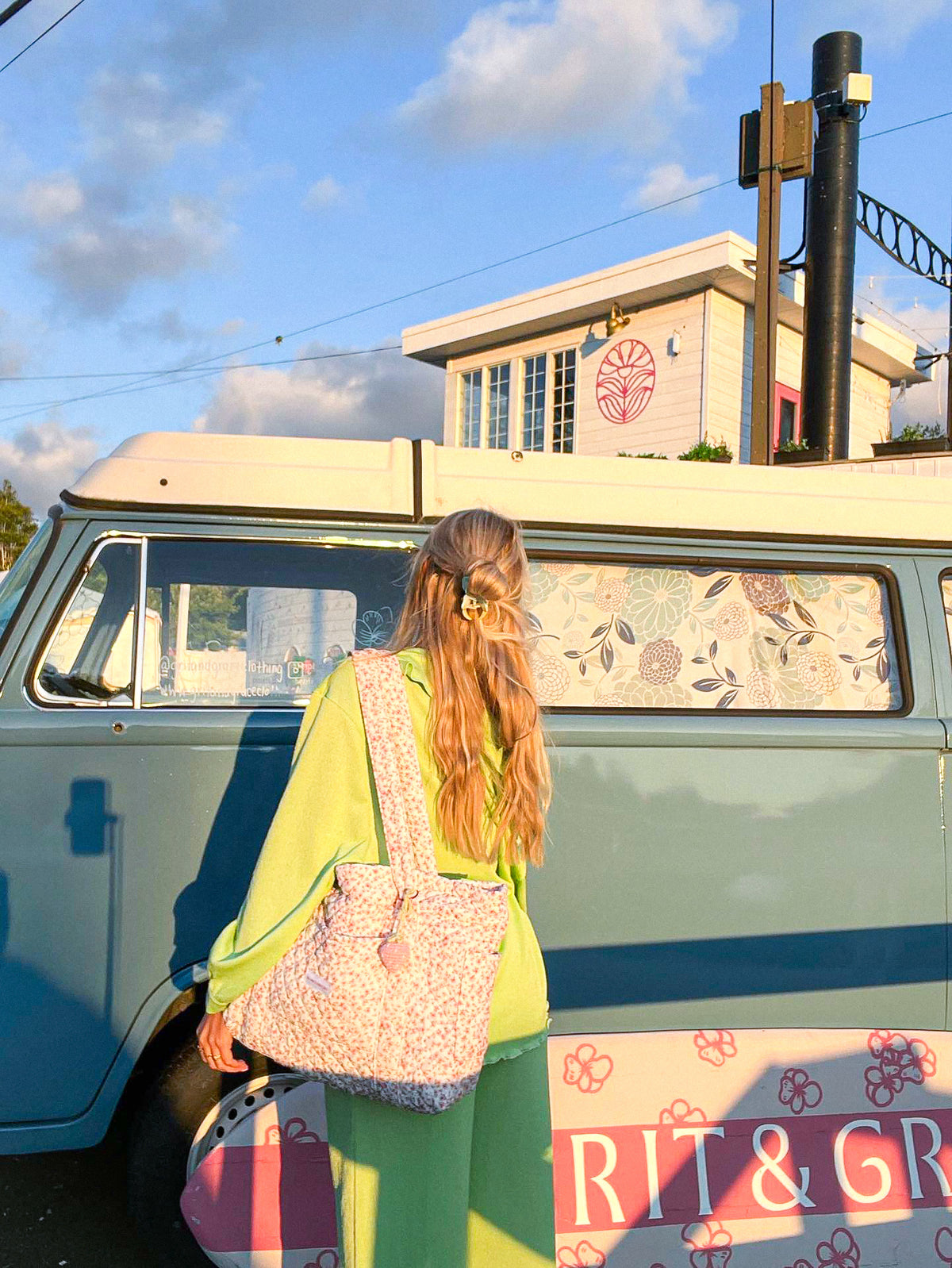Sac | Fleurs roses