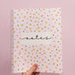 Cahier de notes | Citrons et fleurs roses