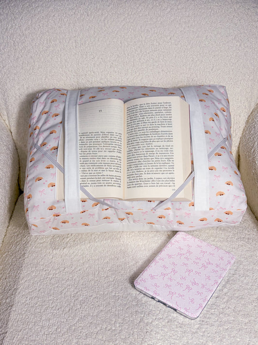 Coussin de lecture | Croissants et boucles