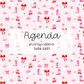 Agenda planificateur | Daté | 2026-2027 | Cowgirl et cerises
