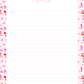 Pad de notes | Cowgirl et cerises