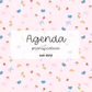 Agenda planificateur | Non-daté | Fruits et coquette 2.0.