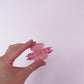 Petite pince à cheveux | Rose et cerises