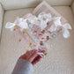 Signet en acrylique avec boucle | Oursons, boucles et fleurs