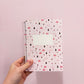 Mini cahier de notes | Livres, cafés et roses