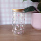 Verre 16 oz | Papillons, boucles et cœurs