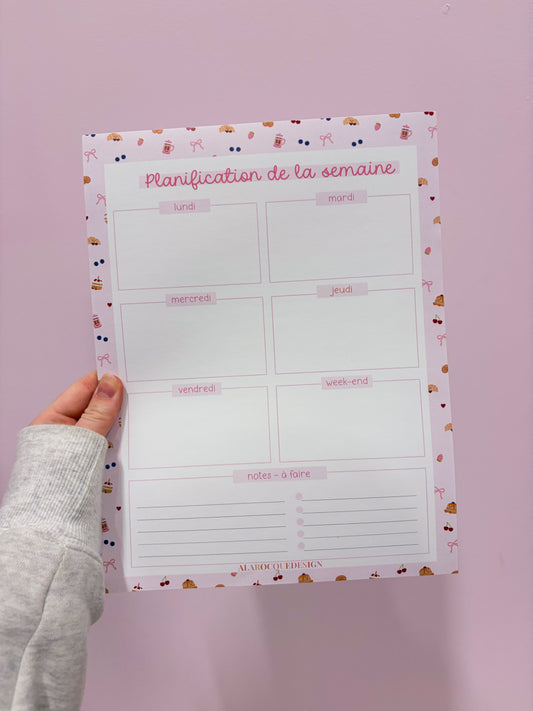 Planificateur de la semaine | Brunch