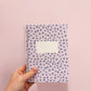 Mini cahier de notes | Bouquets de fleurs mauves