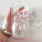 Verre 16 oz | Mama | Fleurs blanches
