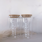 Verre 16 oz | Enseignante | Éducatrice de petits humains | Fleurs blanches