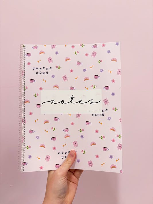 Cahier de notes | Coffee club