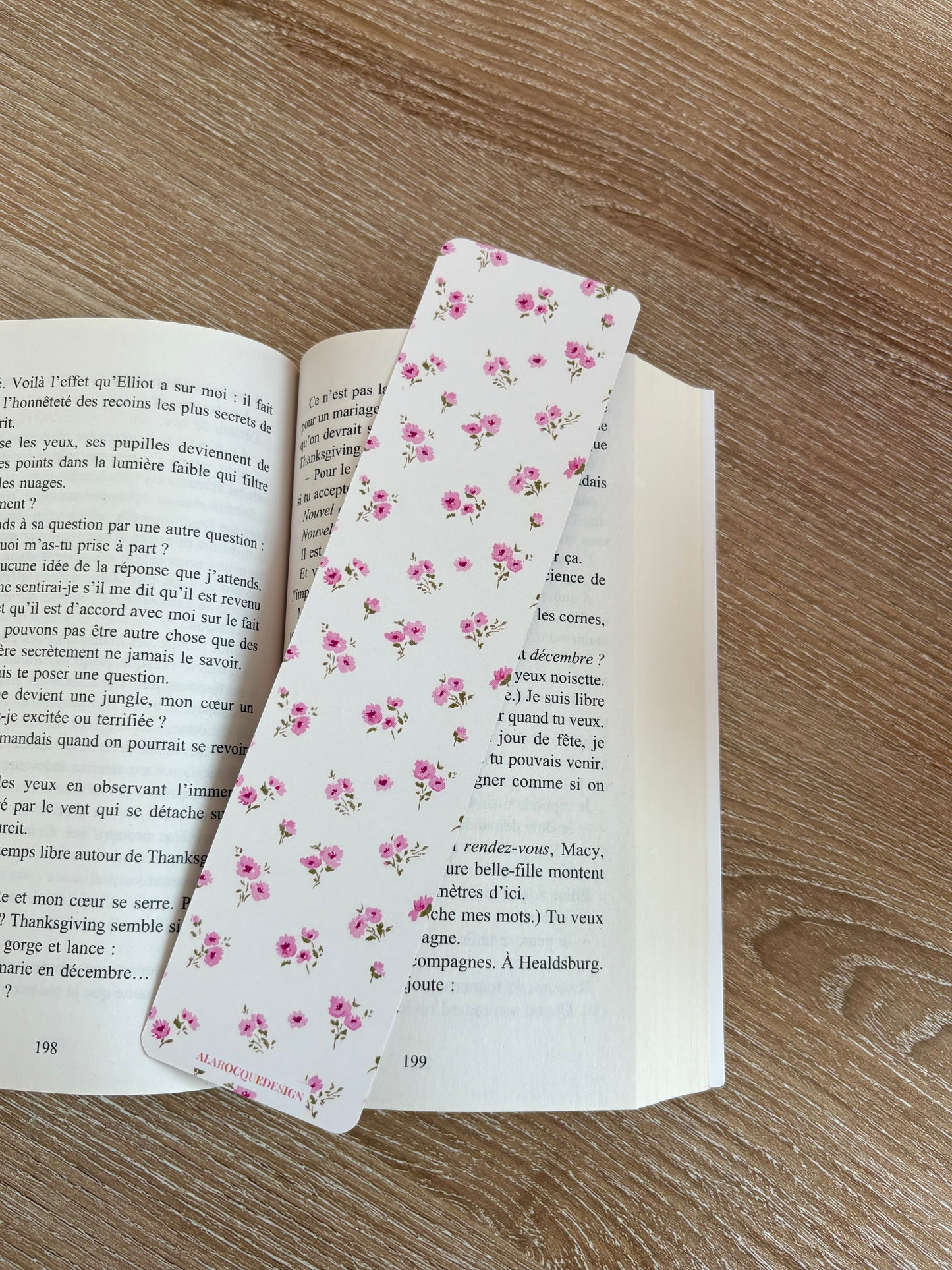 Signet | Petites fleurs fuchsia
