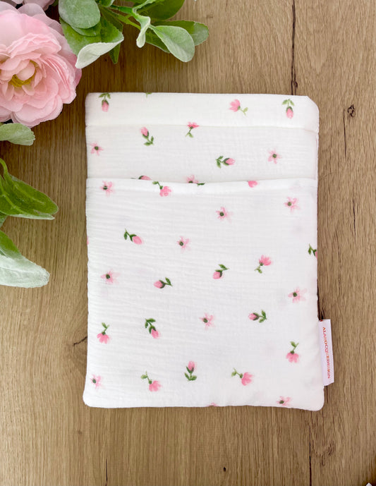 Pochette à livre ou liseuse | Tulipes