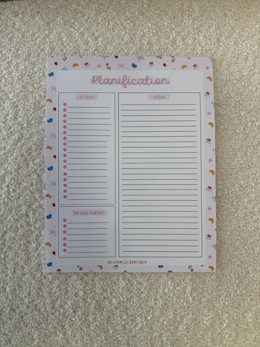 Planificateur | Fruits et coquette 2.0.