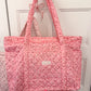Sac | Fourre-tout 2.0 | Minis fleurs roses et brunes | Imperméable