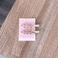 Lot de 2 barrettes à cheveux | Rose et fleurs