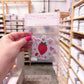 Diffuseur à voiture | Carton parfumé | Fraises, boucles et cœurs