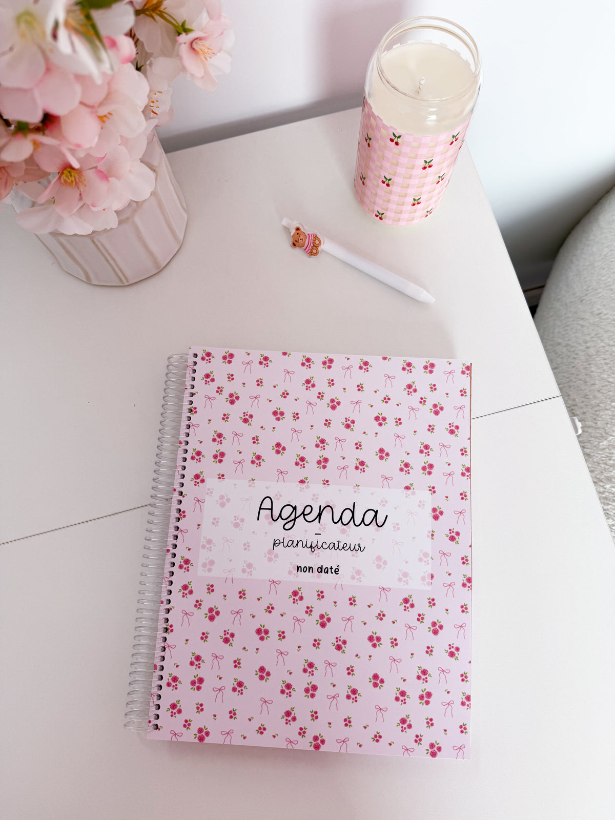 PRÉCOMMANDE - Agenda planificateur | Non-daté | Bouquets de roses