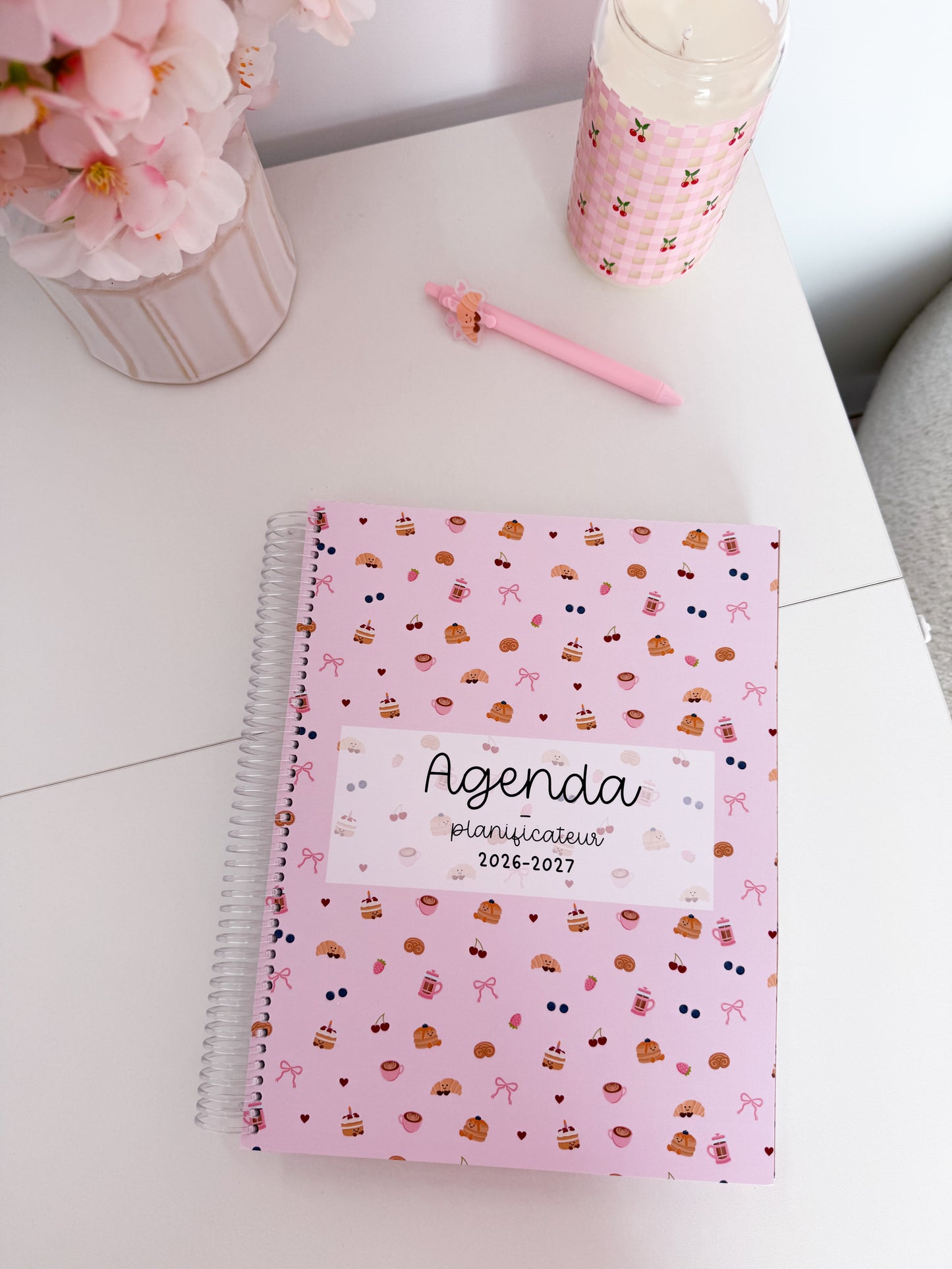 Agenda planificateur | Daté | 2026-2027 | Brunch