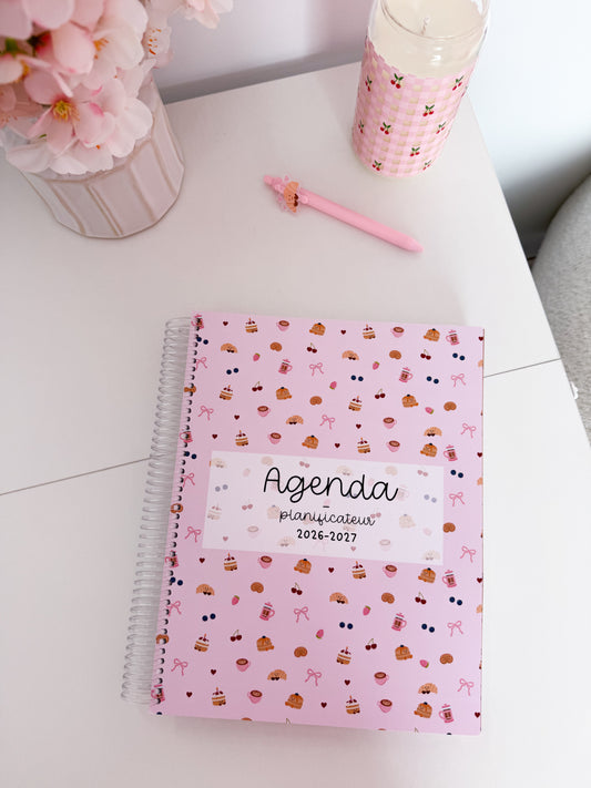 Agenda planificateur | Daté | 2026-2027 | Brunch