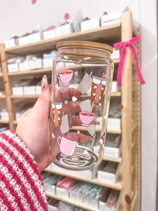 Verre 16 oz | Cafés et coquette