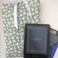 Pochette à livre ou liseuse | Sauge et marguerites