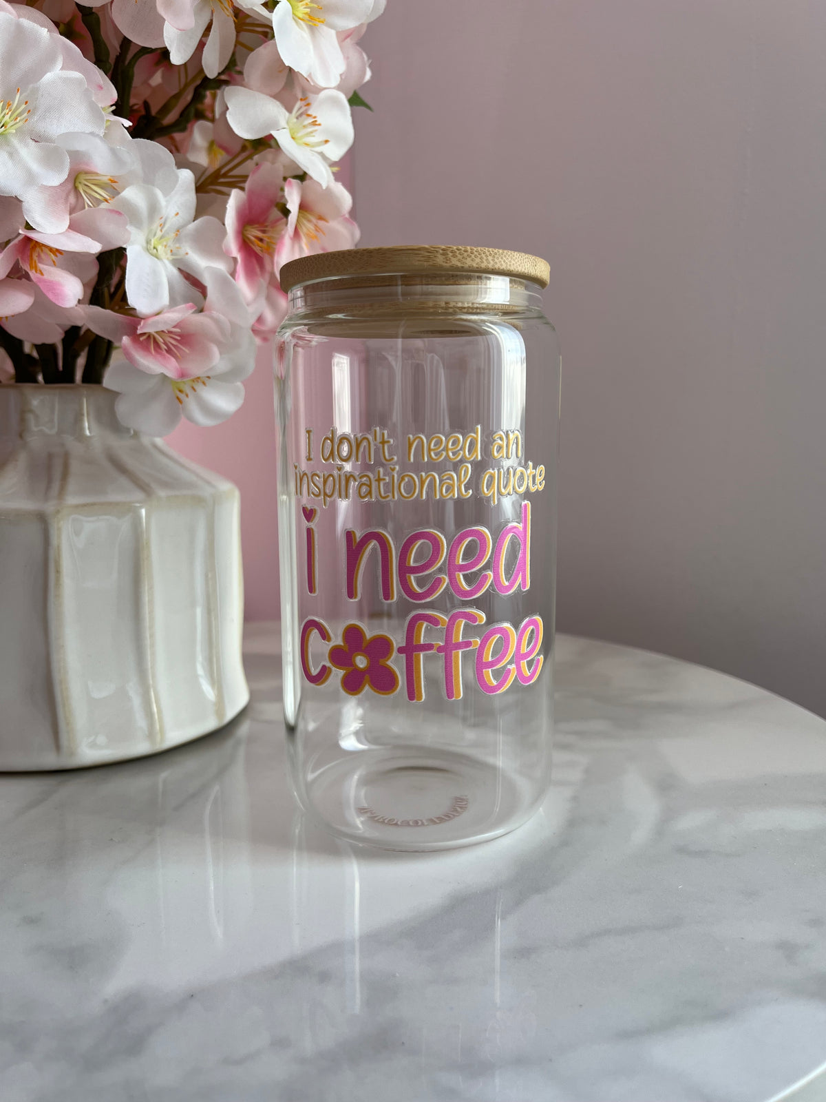 Verre 16 oz | Café et matcha