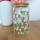 Dernière chance | Verre 16 oz | Marguerites et feuilles