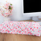 Longue trousse | Fleurs roses et feuilles