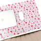 Tapis de bureau | Cowgirl et cerises