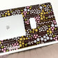 Tapis de bureau | Affirmations positives florales | Brun